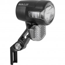 Axa koplamp Compactline switch aan/uit dynamo 20 lux zwart