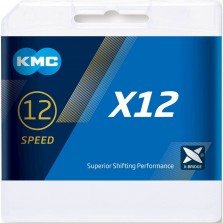 KMC ketting X12 aurora blauw 126s
