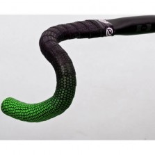 Bike Ribbon Stuurlint Silicon Grade Plus Zwart - Groen